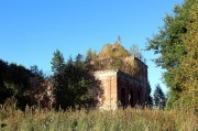 Церковь Происхождения честных древ Креста Господня, , Спасское, урочище, Сямженский район, Вологодская область