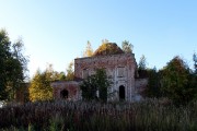 Церковь Происхождения честных древ Креста Господня, , Спасское, урочище, Сямженский район, Вологодская область