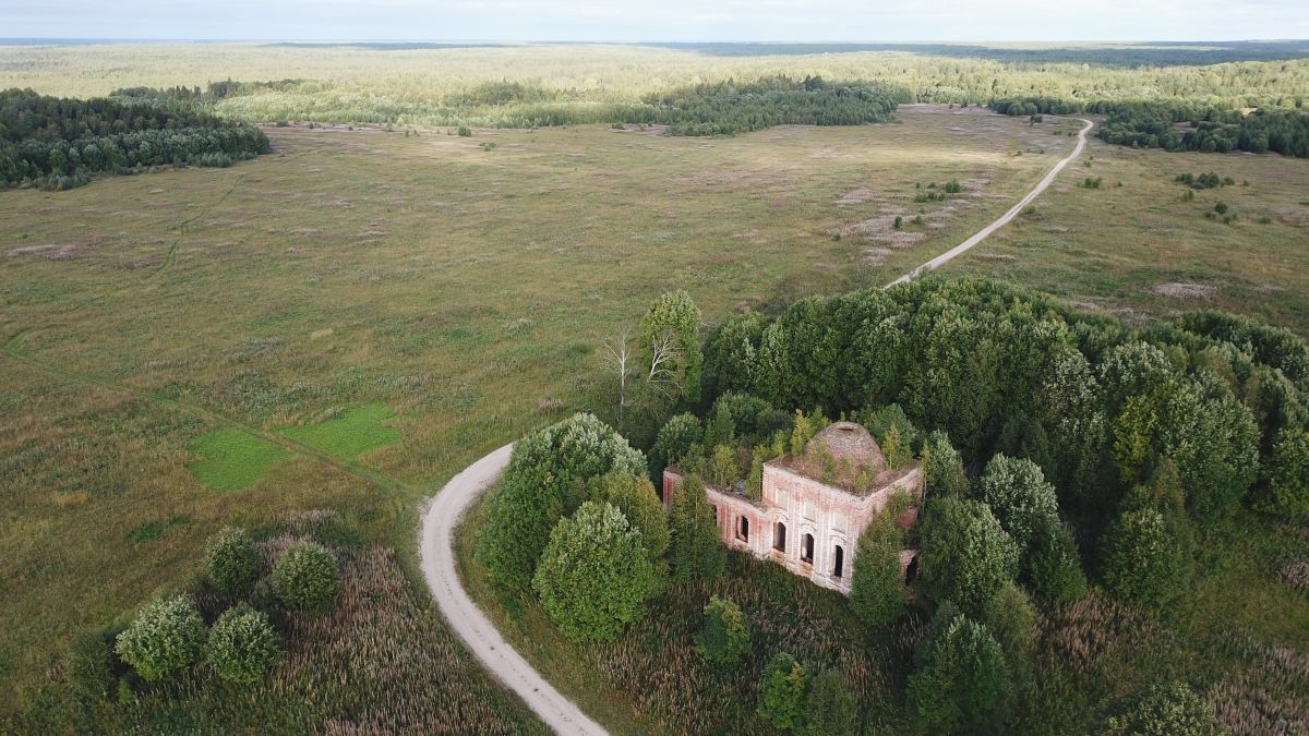 Церковь Происхождения честных древ Креста Господня, Спасское, урочище (Сямженский район, Вологодская область). дополнительная информация