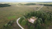 Церковь Происхождения честных древ Креста Господня, , Спасское, урочище, Сямженский район, Вологодская область