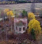 Спасское, урочище. Происхождения честных древ Креста Господня, церковь