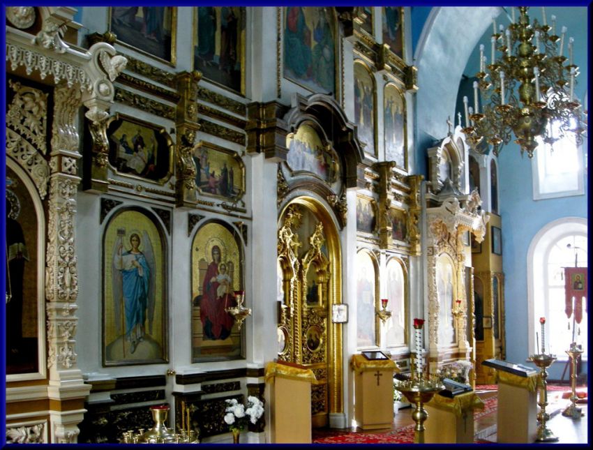 Курск. Церковь Иоанна Богослова у парка Дзержинского. интерьер и убранство