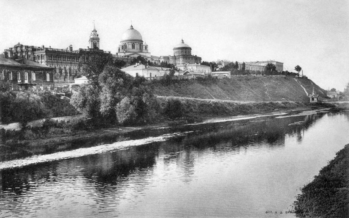 Курск. Знаменский монастырь. архивная фотография, Фото Знаменского монастыря. 1900-е годы.