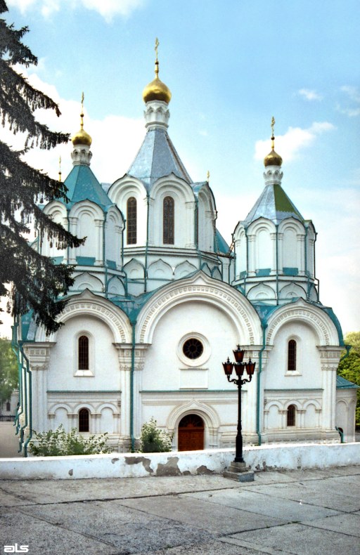 Святогорск. Успенская Святогорская лавра. Собор Успения Пресвятой Богородицы. фасады, Собор Успения Божией Матери 1859-1868гг.