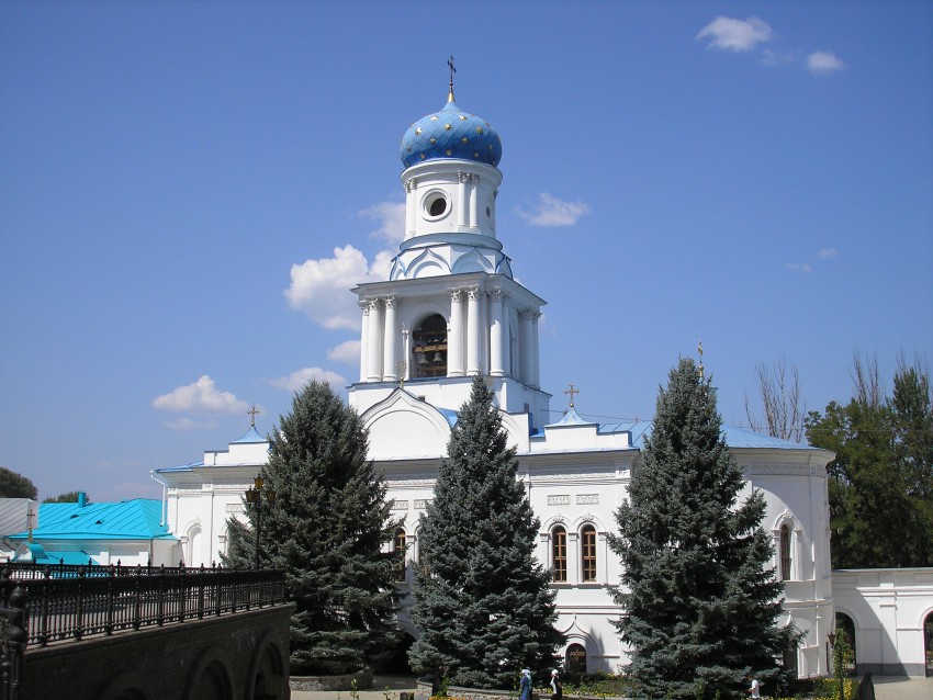 Успенская Святогорская лавра. Церковь Покрова Пресвятой Богородицы, Святогорск (Славянский район, Украина, Донецкая область). фасады