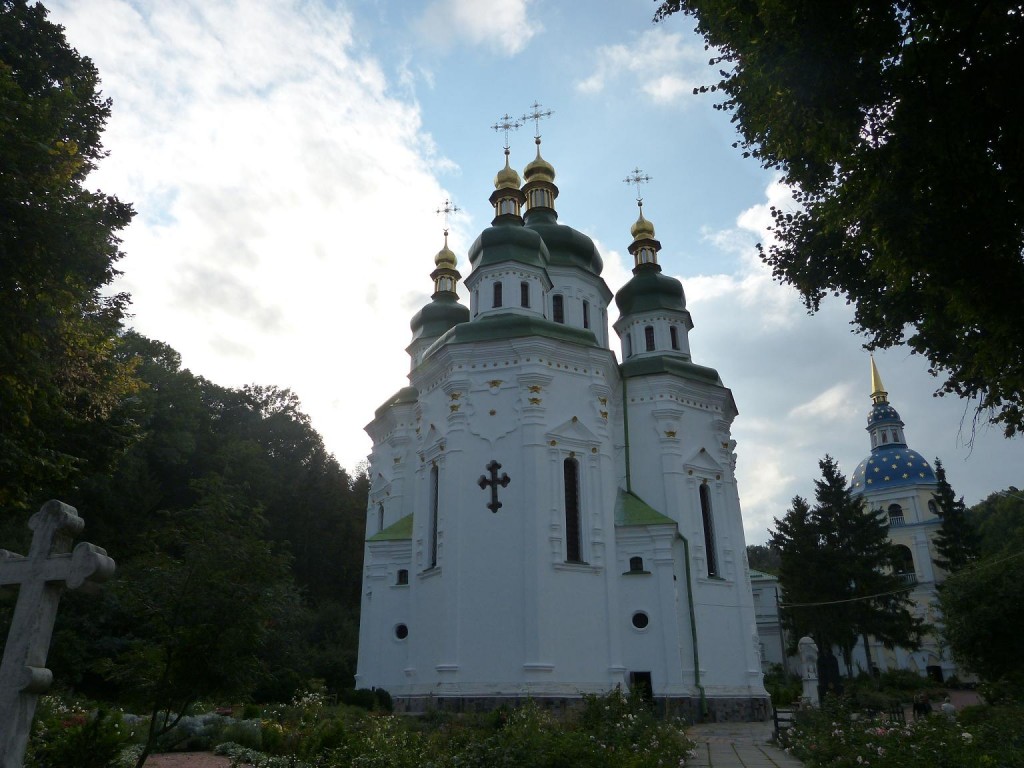 Киев. Выдубицкий монастырь. Собор Георгия Победоносца. фасады