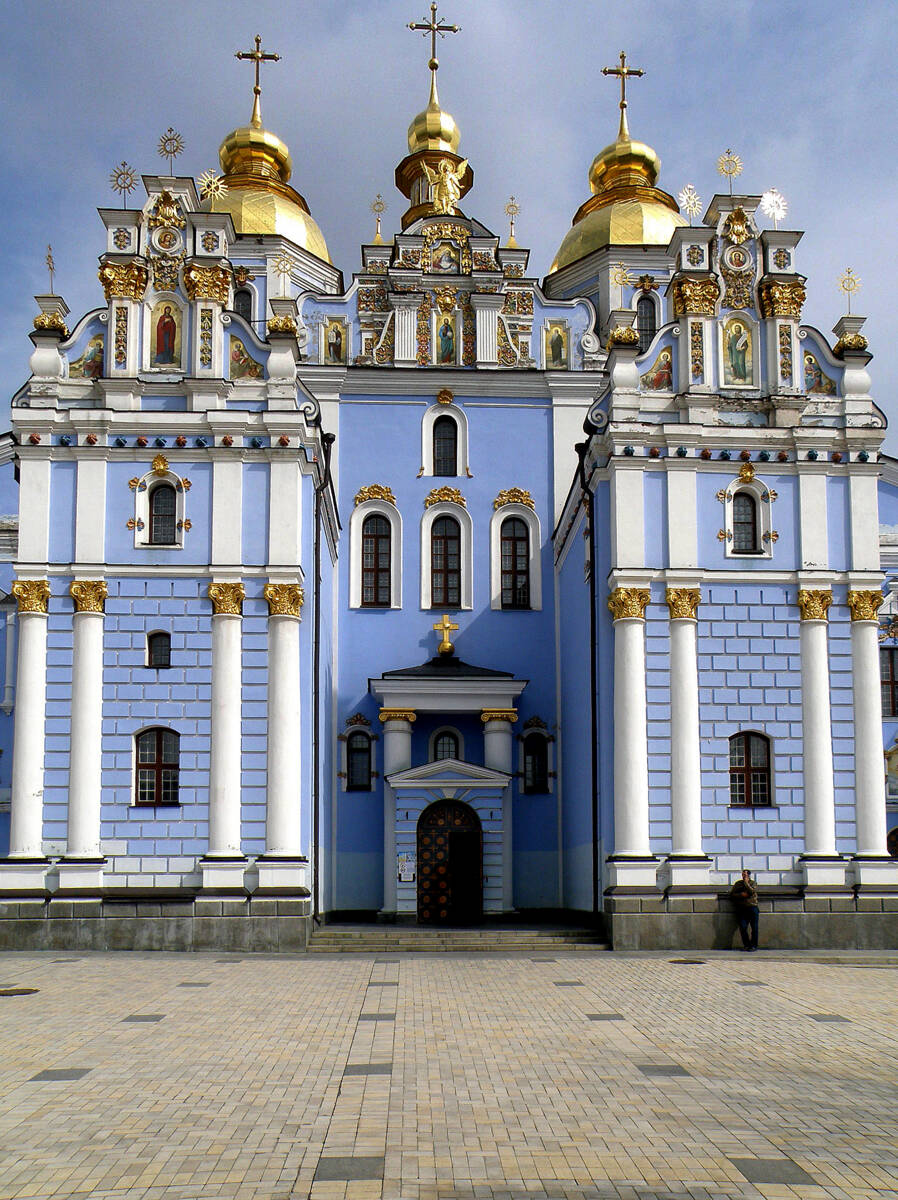 Михайловский Златоверхий монастырь. Собор Михаила Архангела (новый), Старый Киев (Шевченковский район, Украина, г. Киев). архитектурные детали