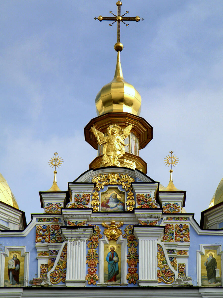 Михайловский Златоверхий монастырь. Собор Михаила Архангела (новый), Старый Киев (Шевченковский район, Украина, г. Киев). архитектурные детали