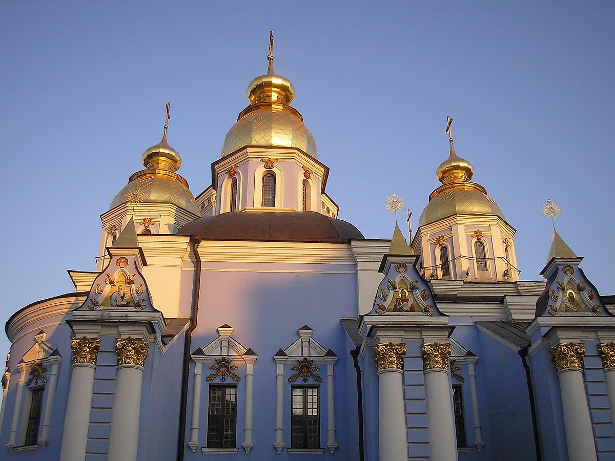 архитектурные детали. Михайловский Златоверхий монастырь. Собор Михаила Архангела (новый), Старый Киев (Шевченковский район, Украина, г. Киев)