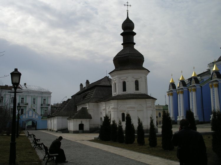 Киев. Михайловский Златоверхий монастырь. Церковь Иоанна Богослова. фасады