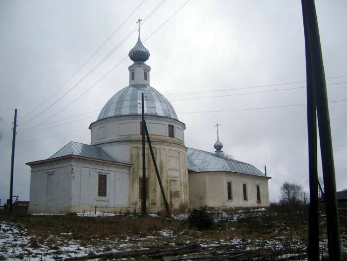 Есиплево. Церковь Спаса Нерукотворного Образа. фасады