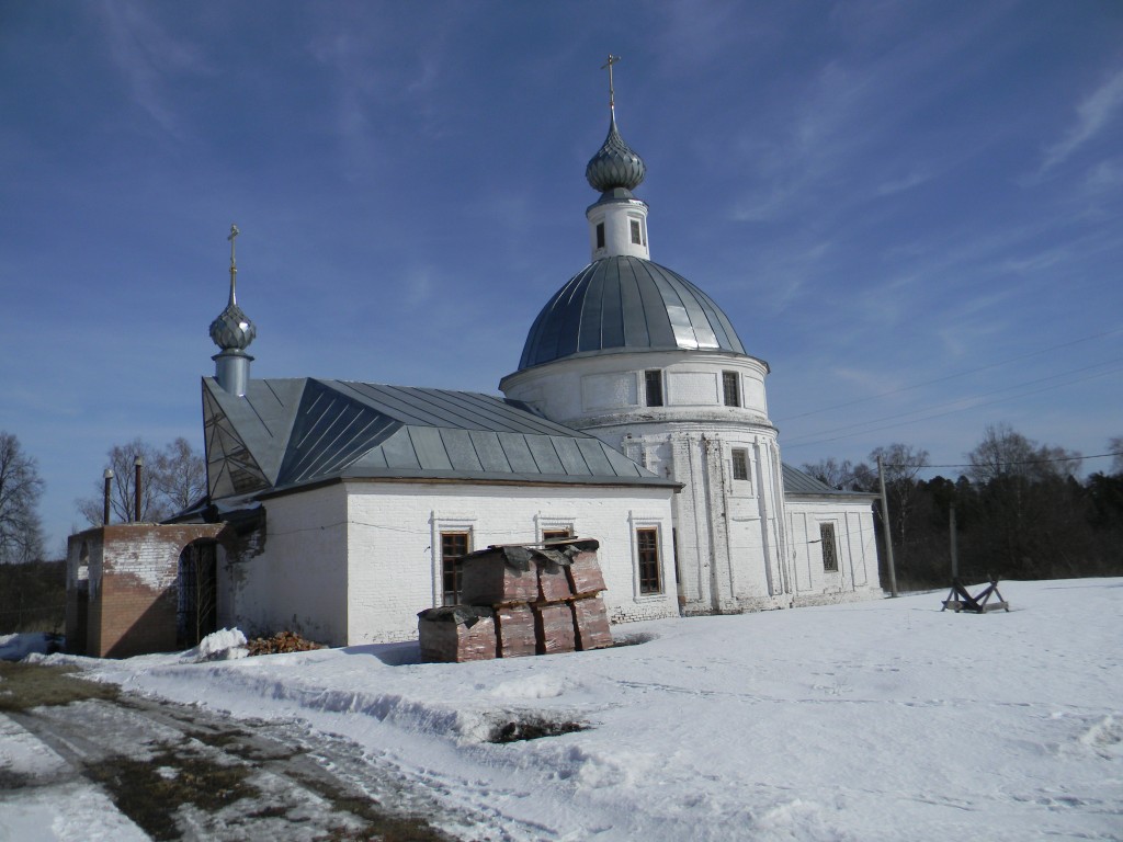 Есиплево. Церковь Спаса Нерукотворного Образа. фасады