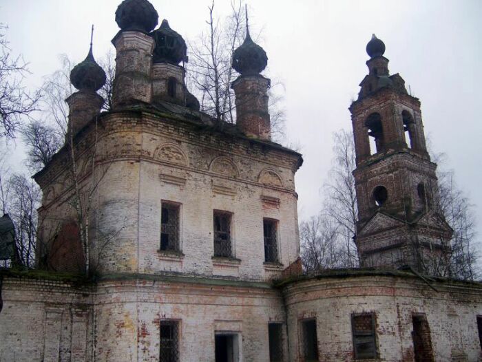 Церковь Георгия Победоносца, Георгиевское (Заволжский район, Ивановская область). фасады