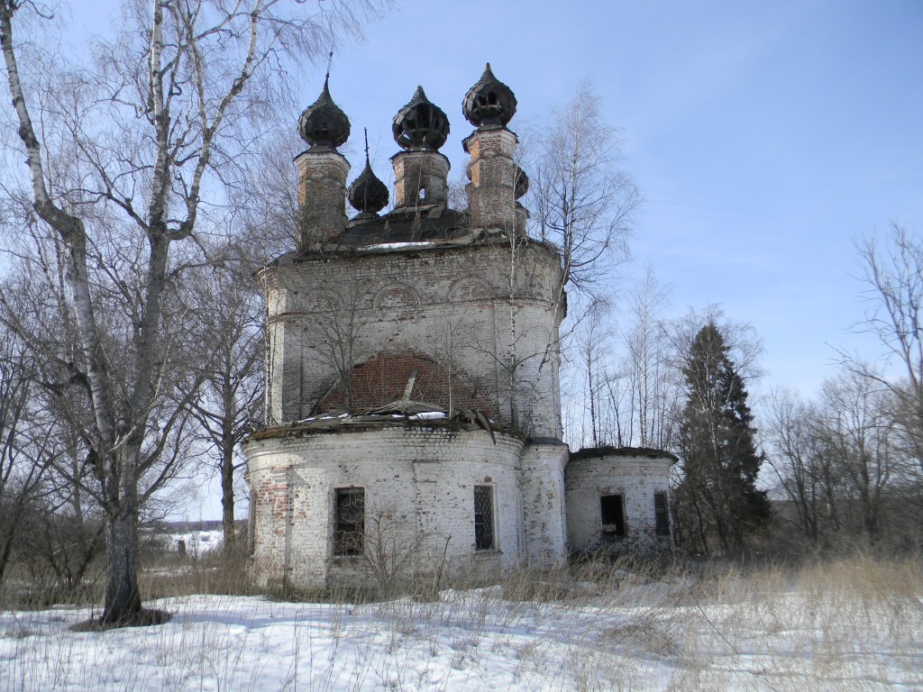 Церковь Георгия Победоносца, Георгиевское (Заволжский район, Ивановская область). фасады