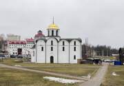 Церковь Благовещения Пресвятой Богородицы, Вид с рампы моста<br>, Витебск, Витебск, город, Беларусь, Витебская область
