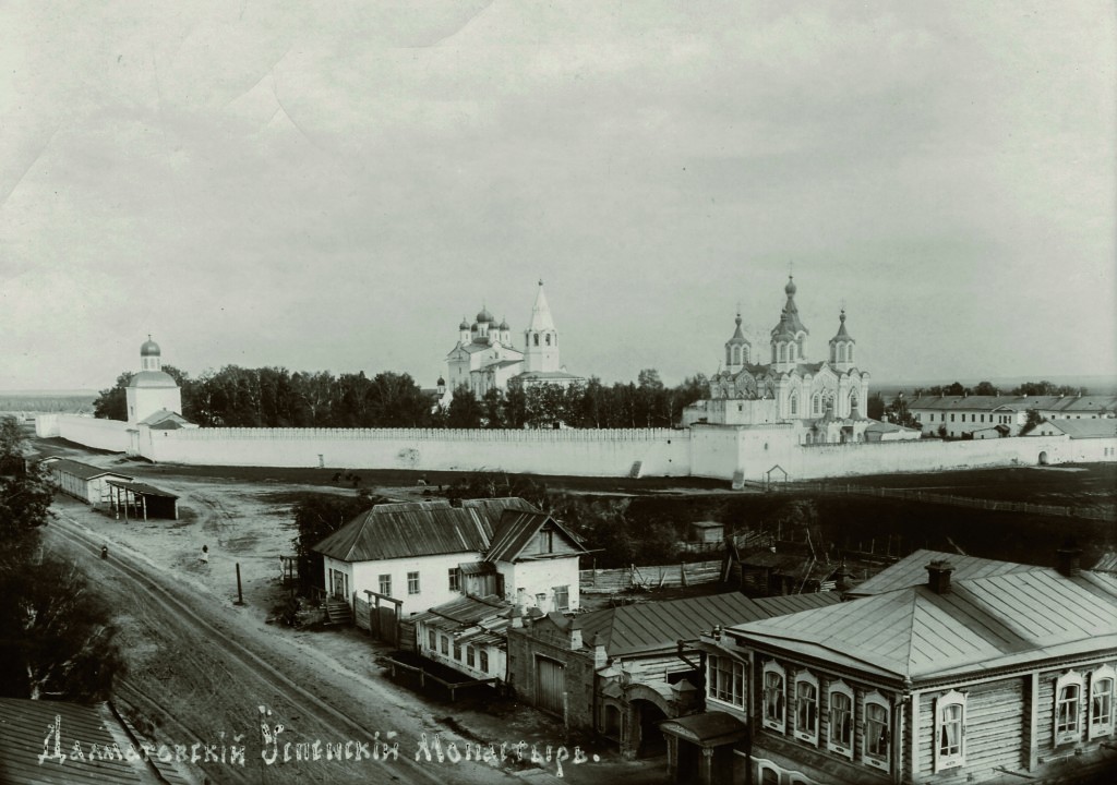Далматовский Успенский мужской монастырь, Далматово (Далматовский район, Курганская область). архивная фотография, Дореволюционное фото с сайта Шадринской епархии