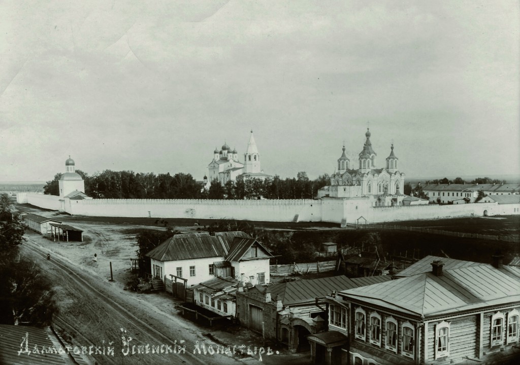 Далматово. Далматовский Успенский мужской монастырь. архивная фотография, Дореволюционное фото с сайта Шадринской епархии