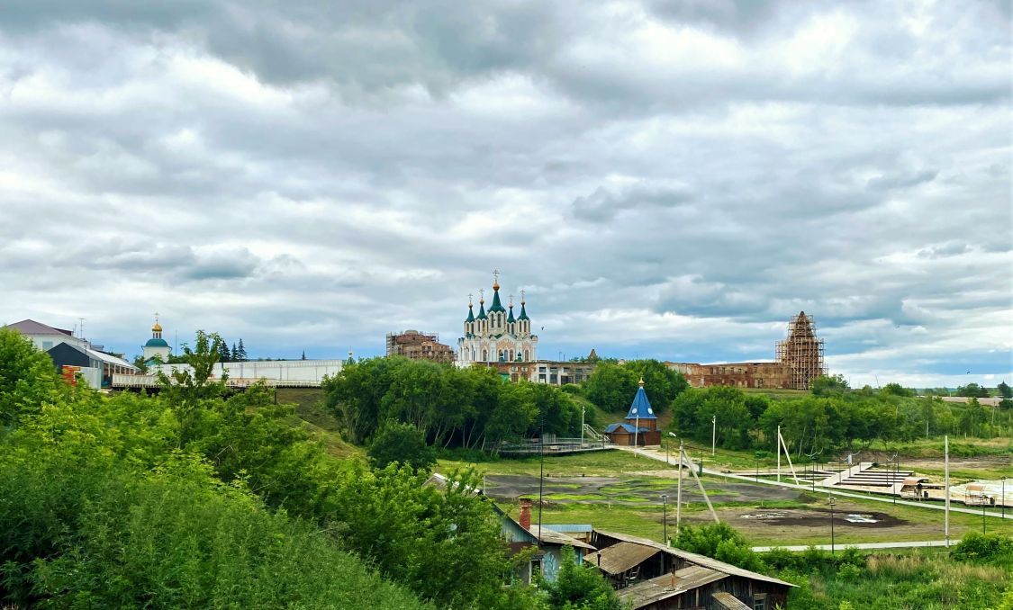 Далматовский Успенский мужской монастырь, Далматово (Далматовский район, Курганская область). фасады, Вид с запада