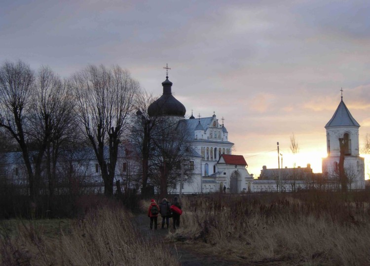 Могилёв. Никольский монастырь. общий вид в ландшафте, Фото Марии Шевелёвой