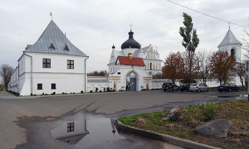 Могилёв. Никольский монастырь. общий вид в ландшафте, Вид на монастырь с северо-запада