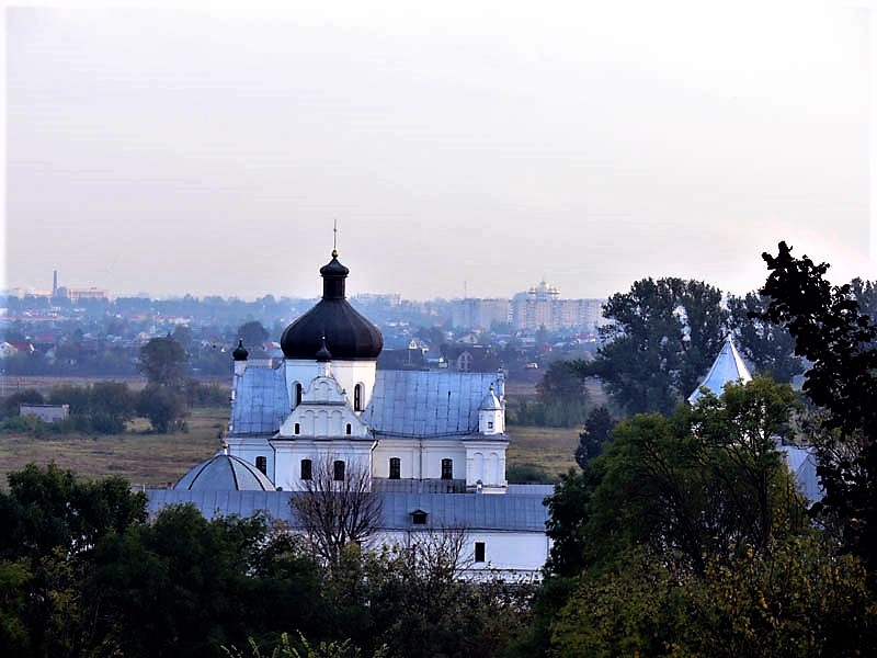 Могилёв. Никольский монастырь. общий вид в ландшафте, Вид с ул. Боткина