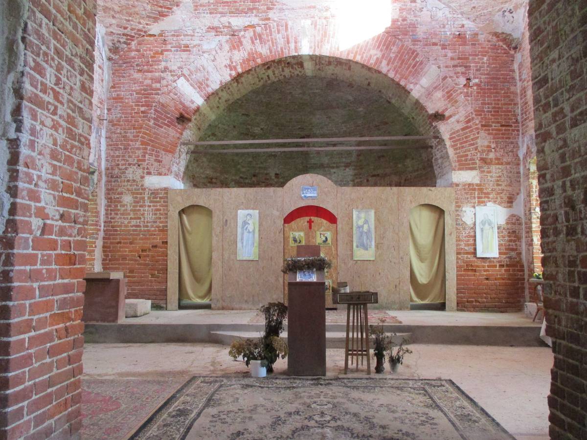 Церковь Илии Пророка, Ильинское (Старицкий район, Тверская область). интерьер и убранство