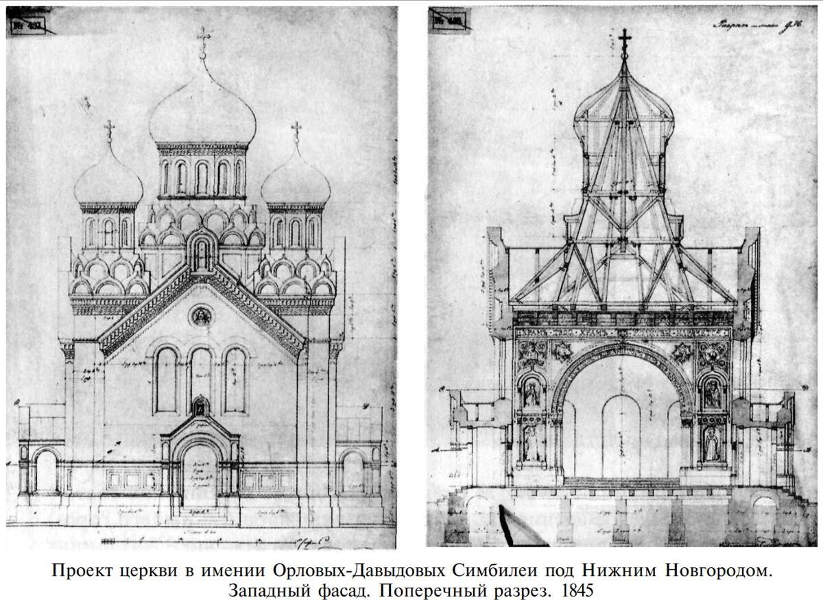 Симбилей. Церковь Спаса Преображения. графика, Гаральд Боссе