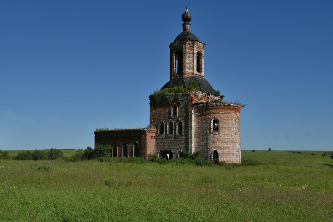 Покровка, урочище. Церковь Покрова Пресвятой Богородицы. фасады, Вид с юго-востока