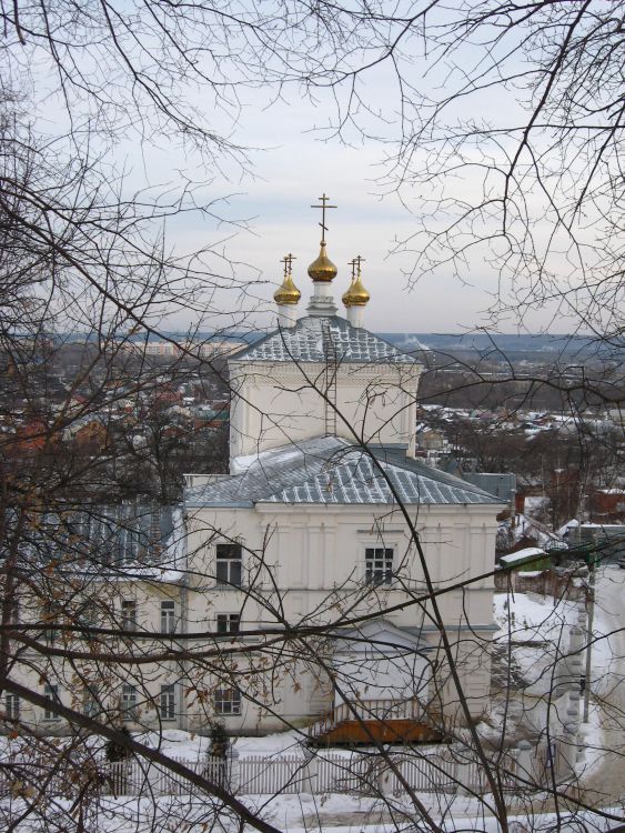 Спасо-Преображенский мужской монастырь (городской). Церковь Преображения Господня, Пенза (Пенза, город, Пензенская область). общий вид в ландшафте