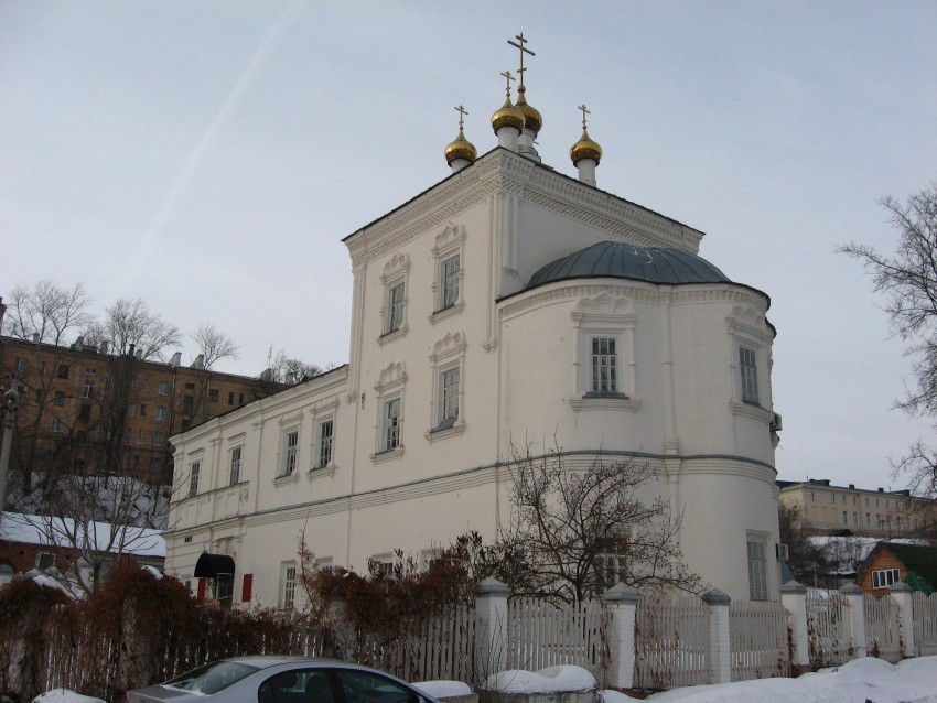Спасо-Преображенский мужской монастырь (городской). Церковь Преображения Господня, Пенза (Пенза, город, Пензенская область). общий вид в ландшафте