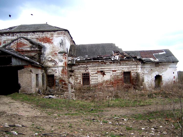 Церковь Смоленской иконы Божией Матери, Горкино (Родниковский район, Ивановская область). общий вид в ландшафте