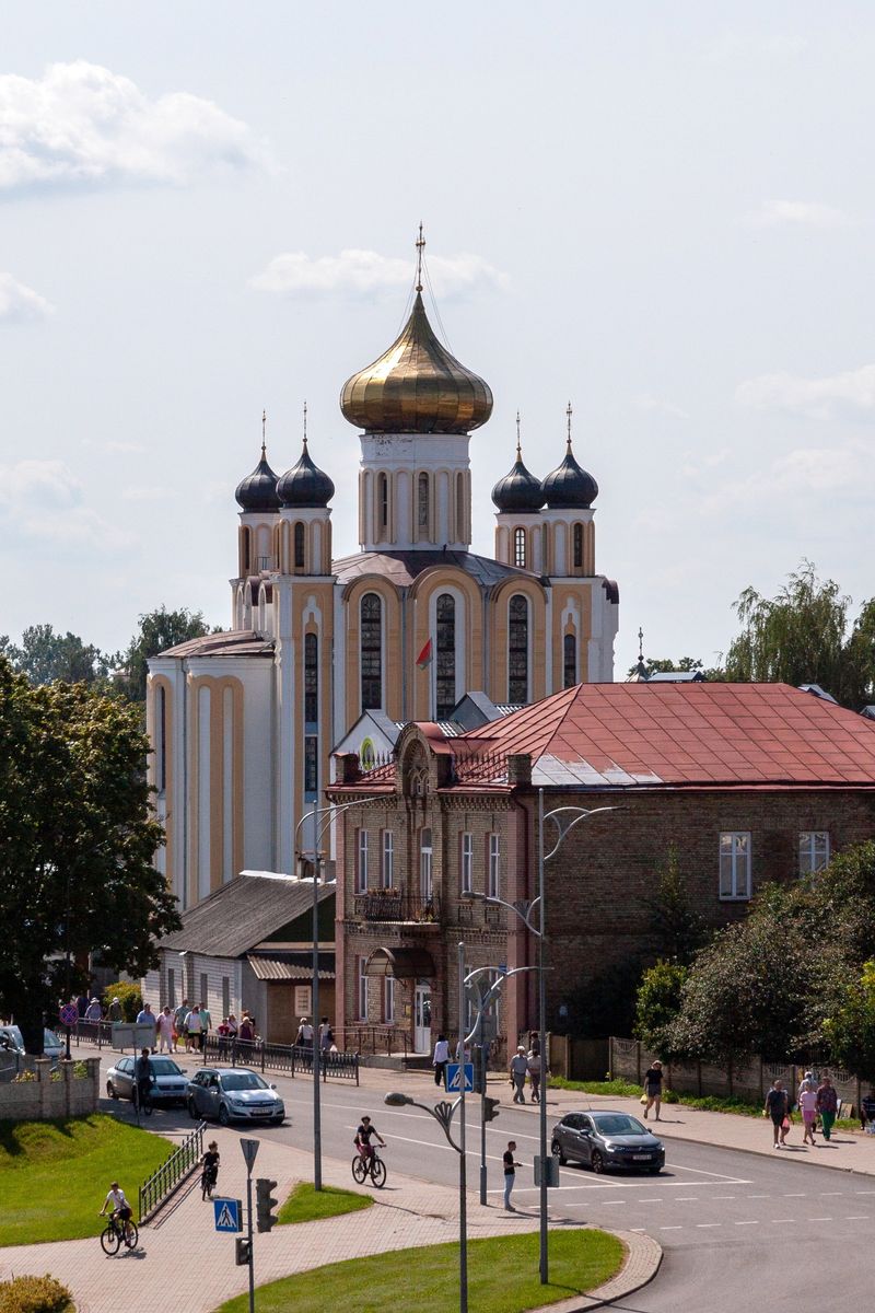 Церковь Всех Святых, Лида (Лидский район, Беларусь, Гродненская область). общий вид в ландшафте