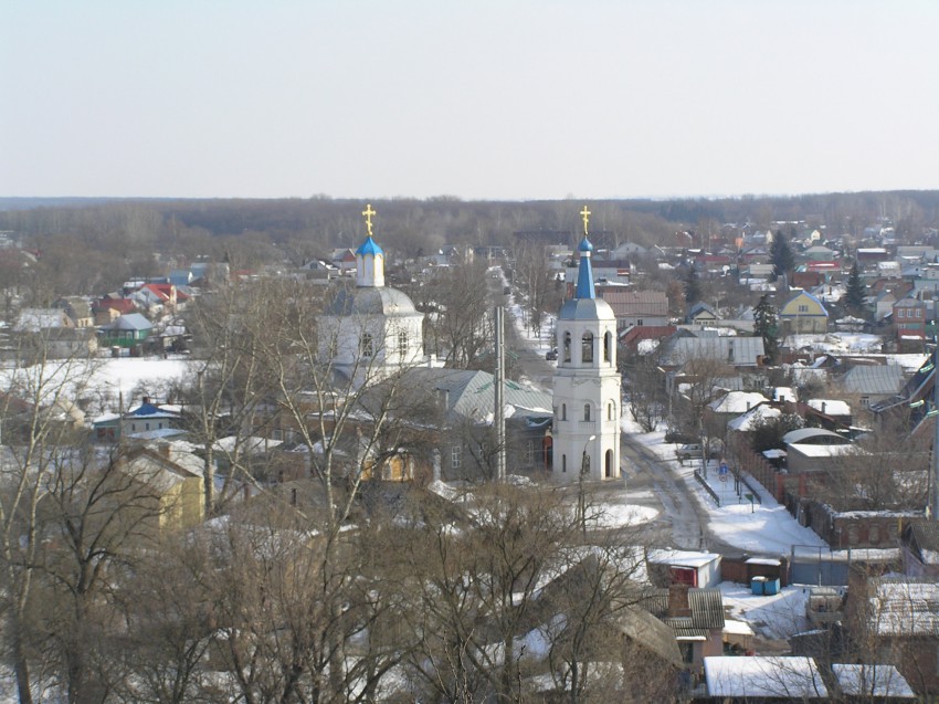 Курск. Церковь Николая Чудотворца. общий вид в ландшафте