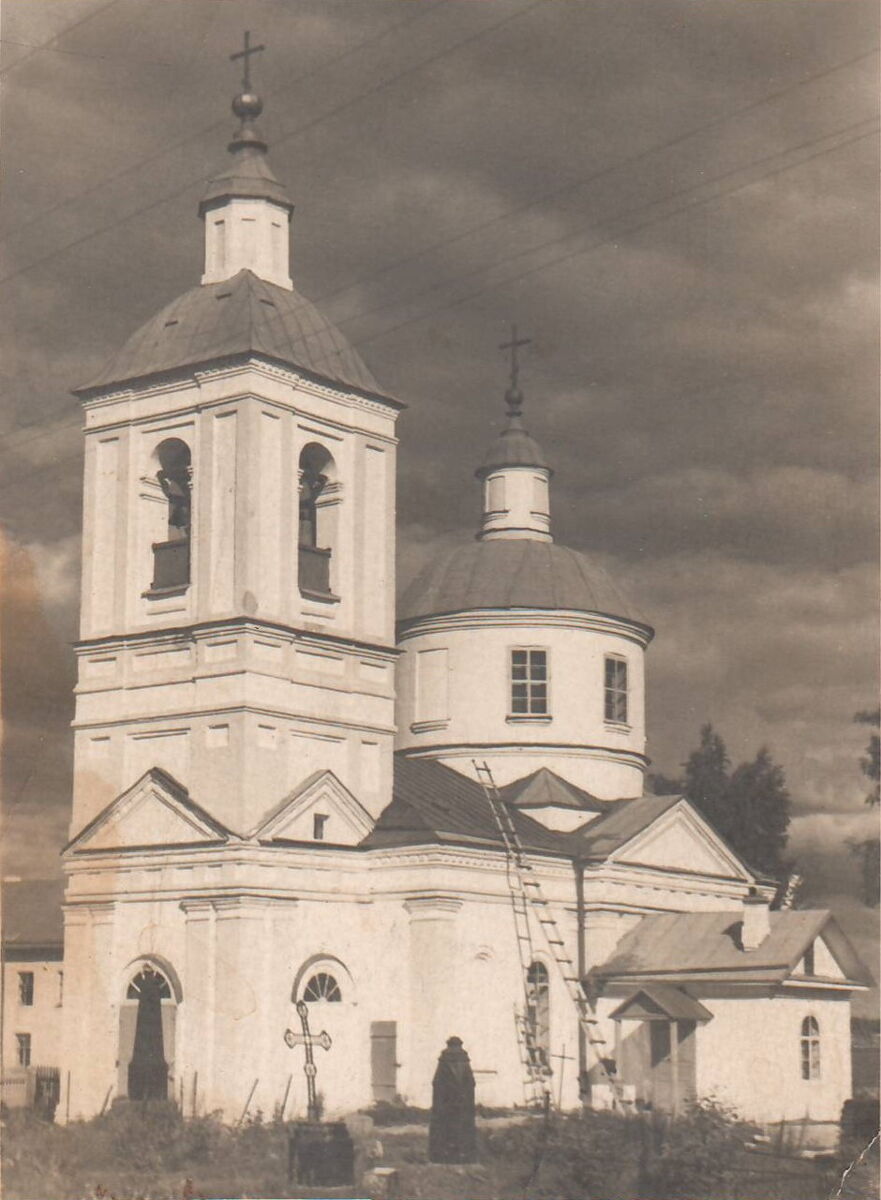 Церковь Троицы Живоначальной, Бологое (Бологовский район, Тверская область). архивная фотография, Старинное фото из фондов Городского музея им. Н. И. Дубравицкого (г. Бологое)