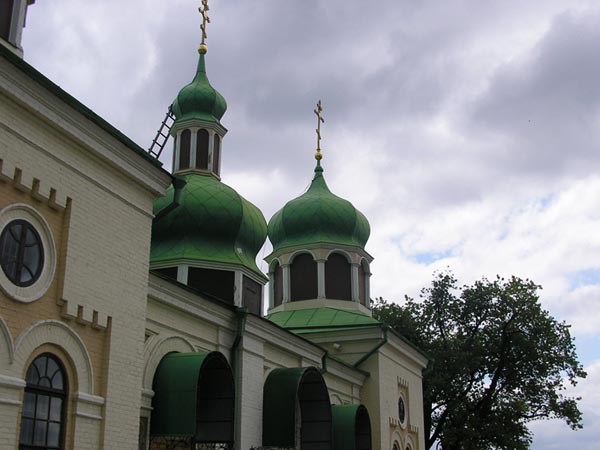 Троицкий Ионин монастырь. Собор Троицы Живоначальной, Зверинец (Печерский район, Украина, г. Киев). архитектурные детали