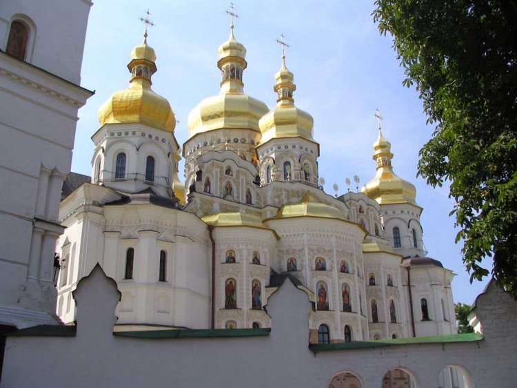 Киев. Успенская Киево-Печерская лавра. Собор Успения Пресвятой Богородицы. фасады