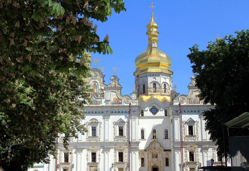 Киев. Успенская Киево-Печерская лавра. Собор Успения Пресвятой Богородицы. фасады