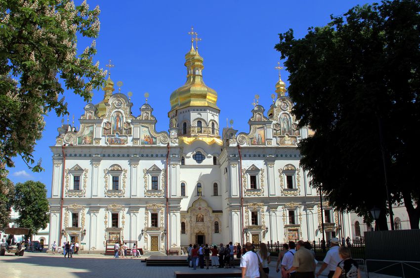 Успенская Киево-Печерская лавра. Собор Успения Пресвятой Богородицы, Печерск (Печерский район, Украина, г. Киев). фасады