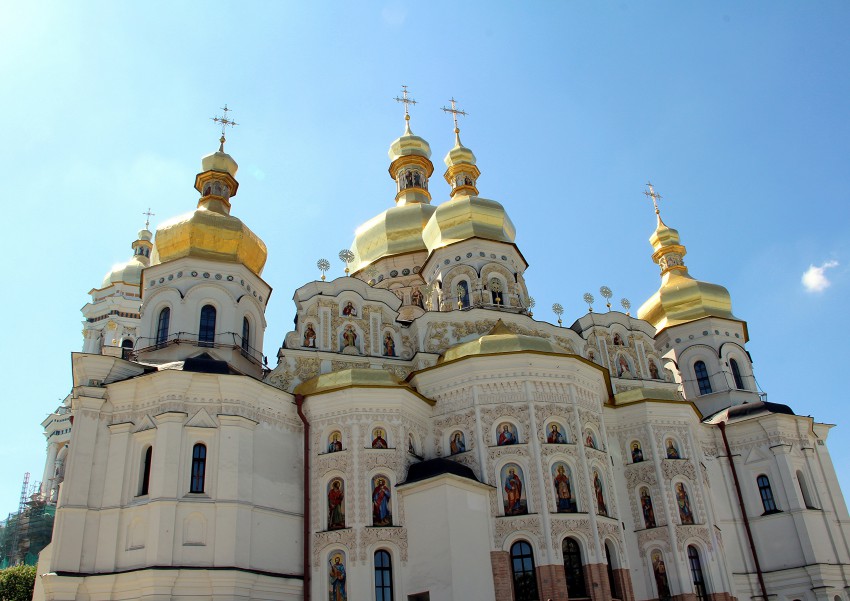 Киев. Успенская Киево-Печерская лавра. Собор Успения Пресвятой Богородицы. фасады