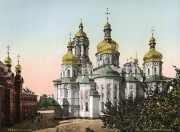 Успенская Киево-Печерская лавра. Собор Успения Пресвятой Богородицы, Раскрашенная фотокарточка с подписью 8964. Киев, Лаврская церковь<br>, Печерск, Печерский район, Украина, г. Киев