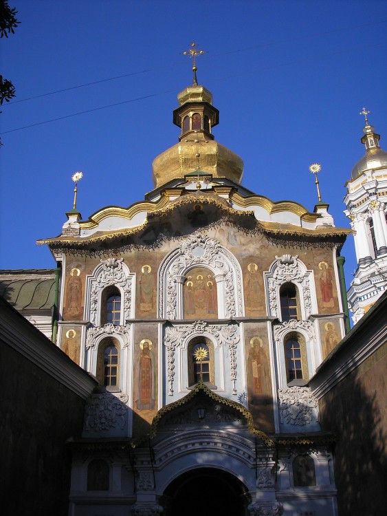 Киев. Успенская Киево-Печерская лавра. Церковь Троицы Живоначальной. фасады