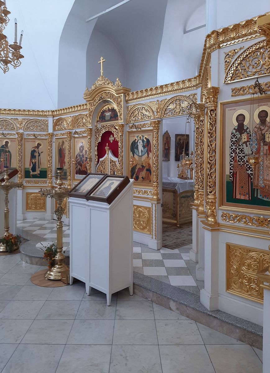 Николо-Шартомский мужской монастырь. Церковь Преображения Господня, Введеньё (Шуйский район, Ивановская область). интерьер и убранство