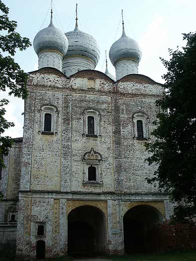 Борисоглебский. Борисоглебский монастырь. Церковь Сергия Радонежского. фасады, ц.Сергиевская, север