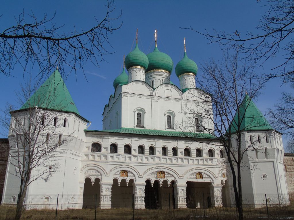 Борисоглебский. Борисоглебский монастырь. Церковь Сергия Радонежского. фасады