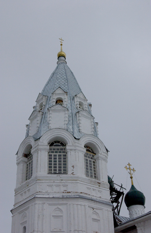 Никитский монастырь. Церковь Благовещения Пресвятой Богородицы, Никитская Слобода (Переславский район и г. Переславль-Залесский, Ярославская область). архитектурные детали, Колокольня церкви.
