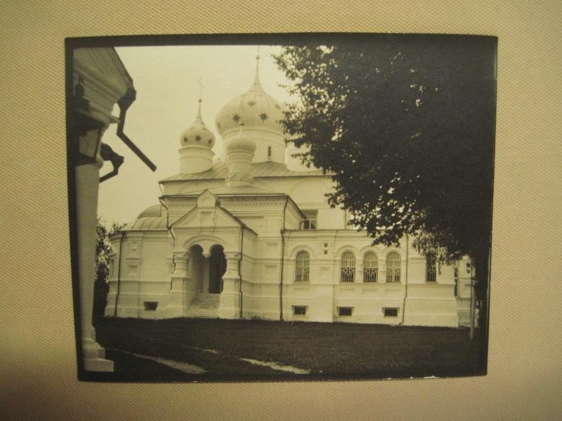 Собор Федора Стратилата. Северный фасад. Начало XX века. goskatalog.ru, архивная фотография. Феодоровский монастырь. Собор Феодора Стратилата, Переславль-Залесский (Переславский район и г. Переславль-Залесский, Ярославская область)