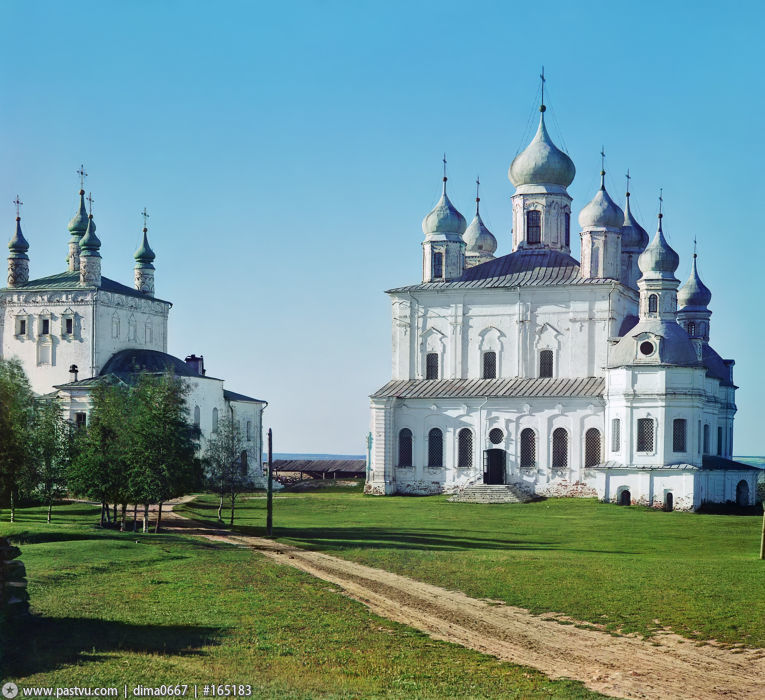 Переславль-Залесский. Горицкий Успенский монастырь. Церковь Всех Святых. архивная фотография,  Фото с сайта pastvu.ru Фото С.М.Прокудина-Горского .Фото 1911 г.