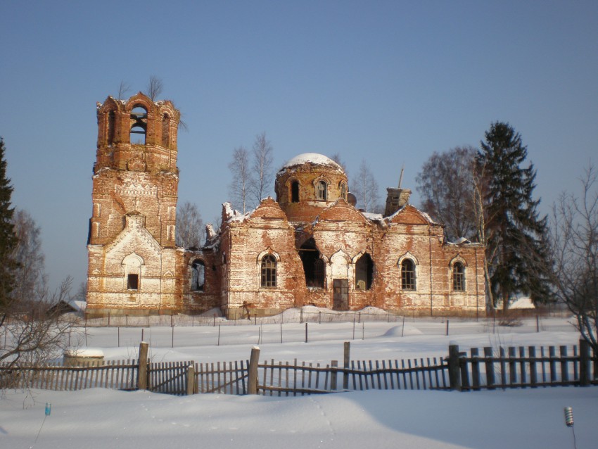 Ламерье. Церковь Тихвинской иконы Божией Матери. фасады