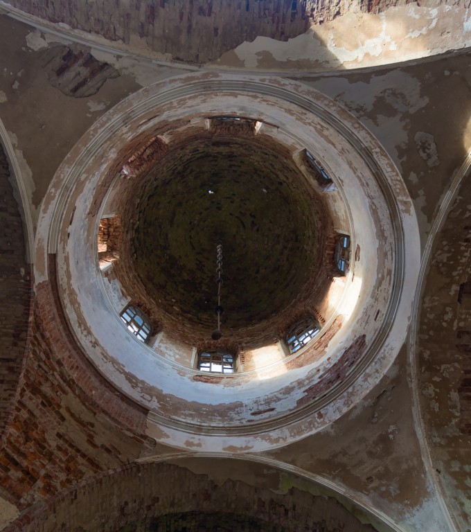 Церковь Тихвинской иконы Божией Матери, Ламерье (Крестецкий район, Новгородская область). интерьер и убранство