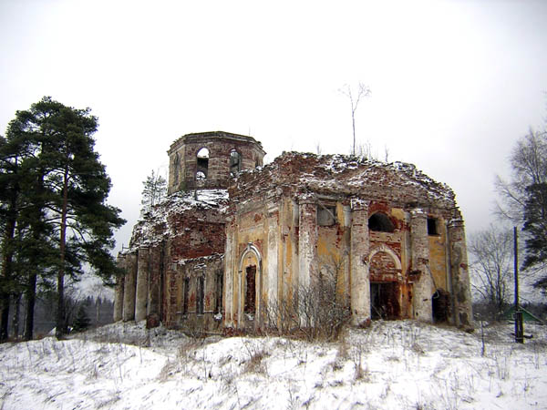 Церковь Покрова Пресвятой Богородицы, Короцко (Валдайский район, Новгородская область). фасады